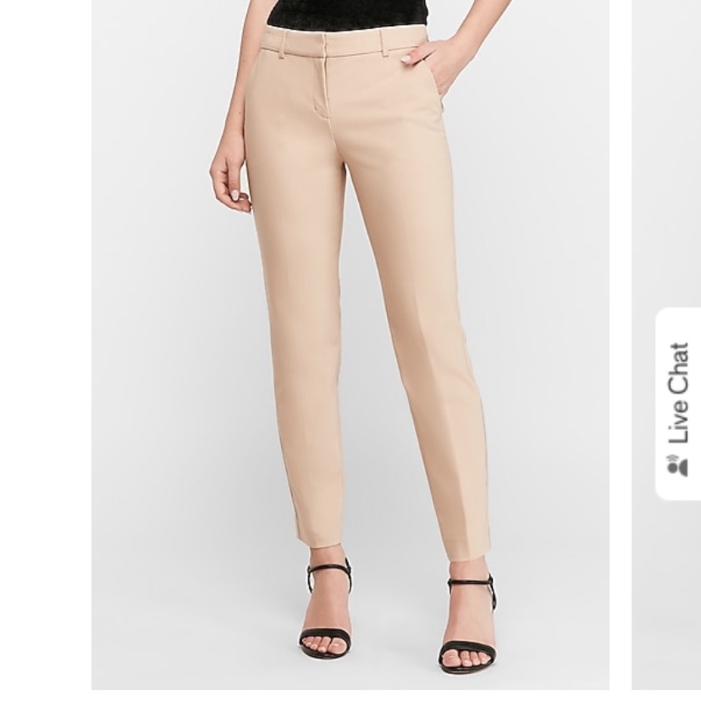 Express slacks beige columnist